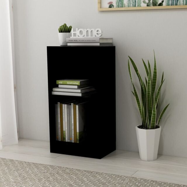 Berkfield Home Bookshelf Black 40x24x75 cm Engineered Wood - Size: 40 x 24 x 75 cm - image 1