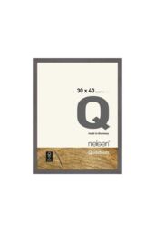 nielsen Quadrum 30 x 40cm Wooden Picture Frame With Protective Glass Front in Mid Grey - Size: 30 x 40 cm - thumbnail 1