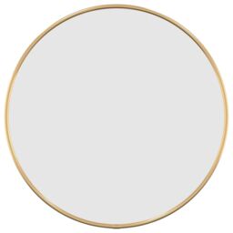 Berkfield Home Wall Mirror Gold √ò 40 cm Round - thumbnail 2
