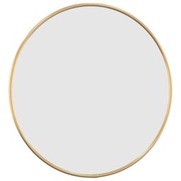 Berkfield Home Wall Mirror Gold √ò 40 cm Round - thumbnail 3