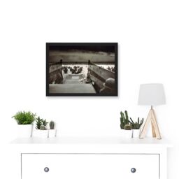 Artery8 War Military History D Day Landing Normandy Into Jaws Of Death Photo Artwork Framed Wall Art Print A4 in Black - thumbnail 2