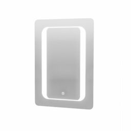 Nes Home Mia Illuminated LED Bathroom Mirror with Anti Fog & Touch Switch in Silver - thumbnail 4