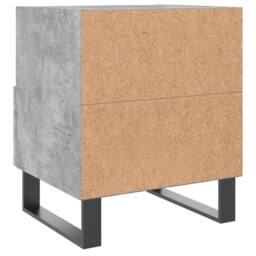 Berkfield Home Bedside Cabinet Concrete Grey 40x35x47.5 cm Engineered Wood - thumbnail 6