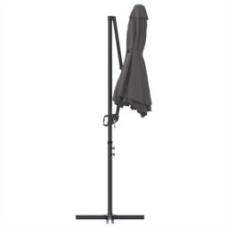 Berkfield Home Garden Cantilever Parasol Anthracite 372 x 198 x 253 cm - thumbnail 7