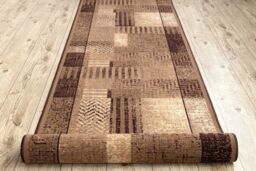 RugsX Anti-Slip Essenza Runner in Beige - Size: 120 cm x 630 cm - thumbnail 5