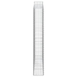Berkfield Home Arched Gabion Basket 200x30x200/220 cm Galvanised Iron in Silver - thumbnail 4