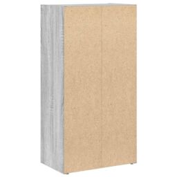 Berkfield Home Bookcase Grey Sonoma 40x24x77 cm Engineered Wood - Size: 40 x 24 x 77 cm - thumbnail 7