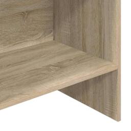 Berkfield Home Book Cabinet Sonoma Oak 60x35x180 cm Engineered Wood in Light Tan - Size: 60 x 35 x 180 cm - thumbnail 8