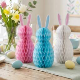 Garden Greatness Hello Spring Faux Foliage Bunny Wreath - Size: 1 Pack - thumbnail 2