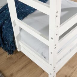 Home Source Hendon Single Painted Bunk Bed Convertible To Two Single Beds in White - thumbnail 8