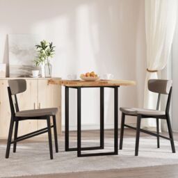 Berkfield Home Table Top Square 70x70x4 cm Solid Wood Acacia in Brown - Size: 70 x 70 x 4 cm - thumbnail 3