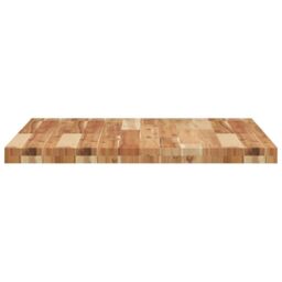 Berkfield Home Table Top Square 70x70x4 cm Solid Wood Acacia in Brown - Size: 70 x 70 x 4 cm - thumbnail 6