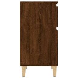 Berkfield Home Bedside Cabinets 2 pcs Brown Oak 40x35x70 cm - Size: 40 x 35 x 70 cm - thumbnail 7