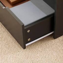 Havendro Wooden Coffee Table With 2 Large Drawers Black - thumbnail 4