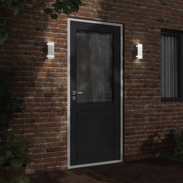 Berkfield Home Outdoor Wall Light Silver Stainless Steel - image 1