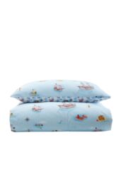 Belle & Boo 'Pirates' Reversible Cotton Duvet Cover Set in Blue - Size: Single - thumbnail 5