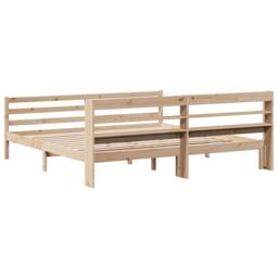 Berkfield Home Beautiful Bed Frame with Headboard without Mattress 200x200 cm in Light Tan - thumbnail 6