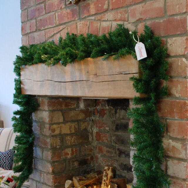 Samuel Alexander 270cm (9ft) x 25cm Plain Green Christmas Garland Decoration - Size: 270 cm (9ft) x 25 cm - image 1