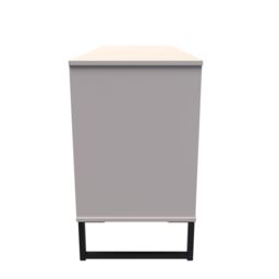 Ready Assembled 2 U Fuji 6 Drawer Wide Chest (Ready Assembled) in Taupe - thumbnail 2