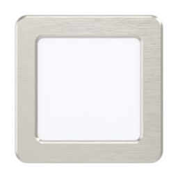 Loops Wall / Ceiling Flush Downlight Satin Nickel Steel 5.5W Built in LED in Metallics - thumbnail 1