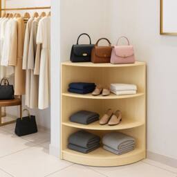 Monstershop Retail Shop Corner Counter LM60 - Maple in Beige - thumbnail 5
