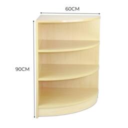 Monstershop Retail Shop Corner Counter LM60 - Maple in Beige - thumbnail 6