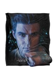 Vampire Diaries Stefan Silky Touch Super Soft Throw Blanket 152x127cm in White - Size: 152x127 cm - thumbnail 2