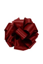 Neel Blue Double Sided Satin Polyester Ribbon Roll, 25mm x 25 Metres in Burgundy - thumbnail 3