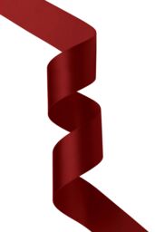 Neel Blue Double Sided Satin Polyester Ribbon Roll, 25mm x 25 Metres in Burgundy - thumbnail 5