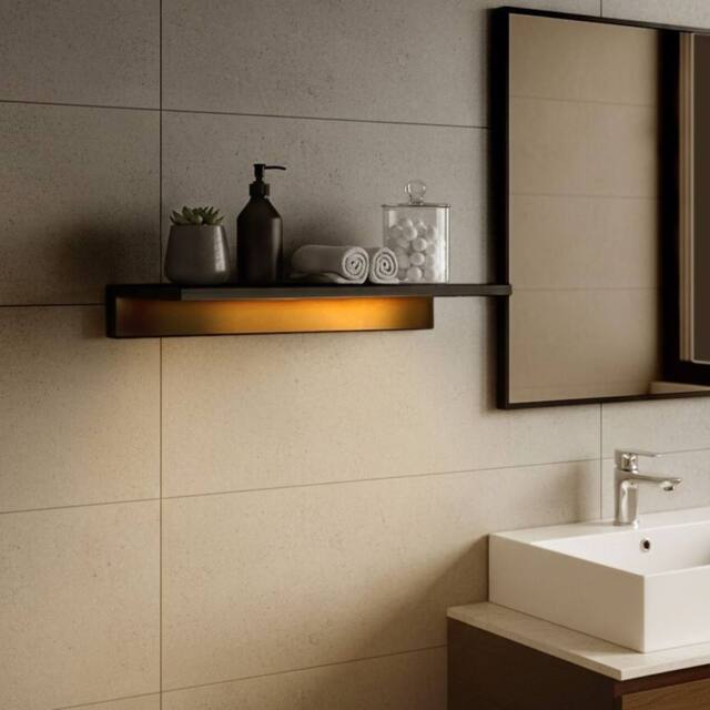 Wyld and Coco Picture Light Black LED Aluminium Wall Lamp - image 1