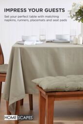 Homescapes Garden Bench Cushion Luxury 3 Seater Cotton Indoor Outdoor Pad, 143 x 48cm in Grey - Size: 143 x 48 cm - thumbnail 7