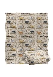 JQ Licensing Bs-Jp Hunting Breeds Dog Pattern Silky Touch Super Soft Throw Blanket 152 X 127 cm in White - thumbnail 2