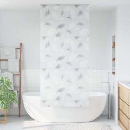 Berkfield Home Shower Roller Blind 100x240 cm Fabric Width 96 cm in Grey - thumbnail 2