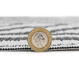 JVL The Gardener Geo Pattern Outdoor Garden Rug 120x170cm in Black - Size: 120 cm x 170 cm - thumbnail 5