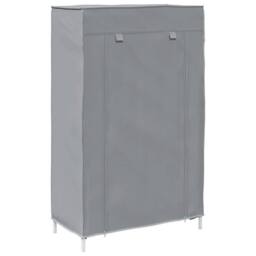 Berkfield Home Shoe Cabinet Grey 60.5x30x97 cm Non-woven Fabric - thumbnail 5