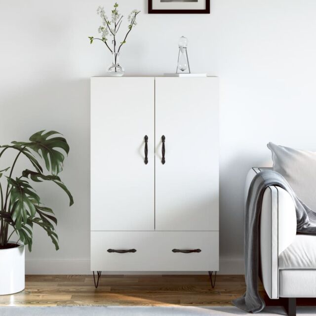 Berkfield Home Highboard White 69.5x31x115 cm Engineered Wood - image 1