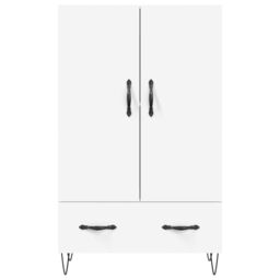 Berkfield Home Highboard White 69.5x31x115 cm Engineered Wood - thumbnail 6