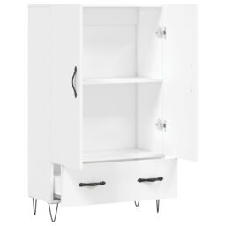 Berkfield Home Highboard White 69.5x31x115 cm Engineered Wood - thumbnail 5