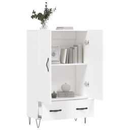 Berkfield Home Highboard White 69.5x31x115 cm Engineered Wood - thumbnail 4