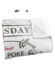Supernatural Pig 'N' Poke Officially Licensed Silky Touch Super Soft Throw Blanket 152x127 cm in White - thumbnail 3