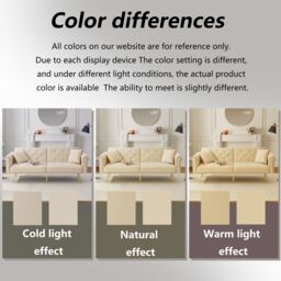 Matteo Modern 2-Seater Velvet Sofa Bed, 3-Stage Adjustable Backrest in Beige - thumbnail 6