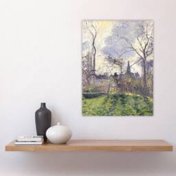 "Artery8 The Bell Tower of Bazincourt Pissarro Wall Art Poster Print - Size: W18"" x H24""" - thumbnail 4