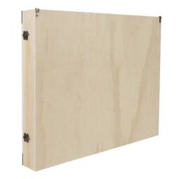 SPETLEK 60 Grids Wooden Display Case 1/64 Car Model Diecast Car in Natural - Size: Large - thumbnail 4