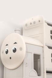 H&O Direct Children's Landing Train Toy Storage Rack in White - thumbnail 5
