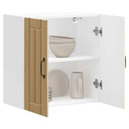 Berkfield Home Kitchen Wall Cabinet Lucca Sonoma Oak Engineered Wood in Light Tan - thumbnail 2