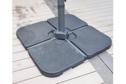Furniture Maxi Roma 3M Solar LED Cantilever Parasol in Grey - thumbnail 5