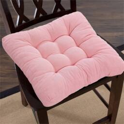 EONLION Pink 50x50cm Large Square Thick Chair Cushions - Size: 120 cm x 90 cm - thumbnail 1