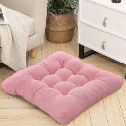 EONLION Pink 50x50cm Large Square Thick Chair Cushions - Size: 120 cm x 90 cm - thumbnail 2