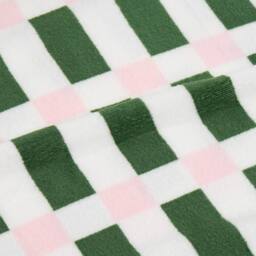 OHS Checkerboard Flannel Fleece Throw Blanket Soft Bedspread - Size: 125 cm x 150 cm - thumbnail 5