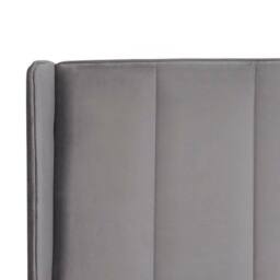 Cheshire Mountain Grey Velvet Upholstered Ottoman Storage Bed - Double (135cm) - thumbnail 6